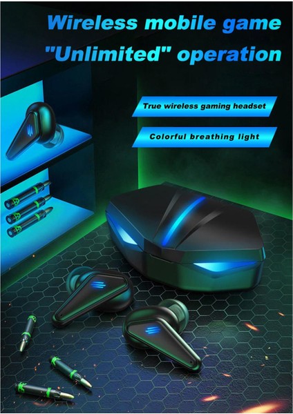 K55 Bluetooth 5.0 Kablosuz Kulaklıklar Gürültü Azaltma E-Spor Için Kulak (Yurt Dışından) fırsatları