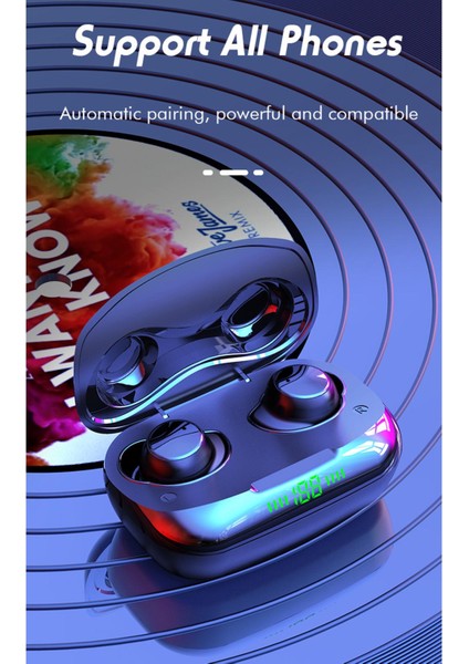 K1 Bluetooth 5.0 Gerçek Kablosuz Kulakiçi Kulakta Dahili Mikrofon Dokunmatik Kontrol Gri (Yurt Dışından) fırsatları