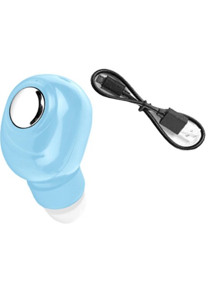 Kablosuz Kulakiçi Diş5.0 Mini Stereo Ses Su Geçirmez Kulaklık Mavi (Yurt Dışından)