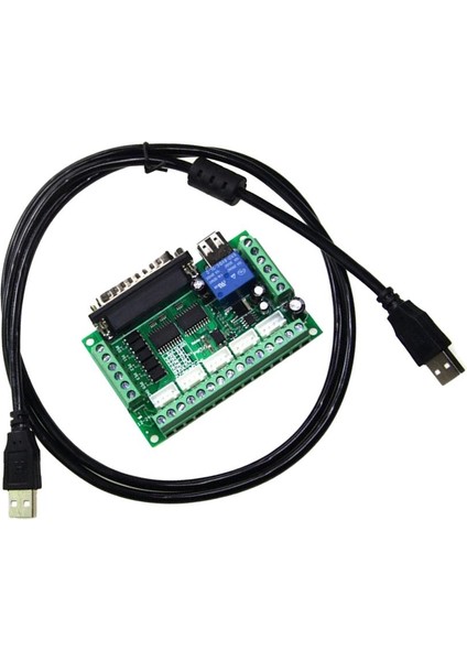 5 Eksenli CNC Kontrol Kartı Mach3 Step Motor Sürücü + USB Kablo (Yurt Dışından)