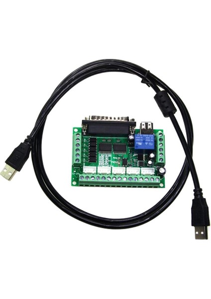 5 Eksenli CNC Kontrol Kartı Mach3 Step Motor Sürücü + USB Kablo (Yurt Dışından)