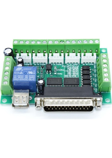 5 Eksenli CNC Kontrol Kartı Mach3 Step Motor Sürücü + USB Kablo (Yurt Dışından)