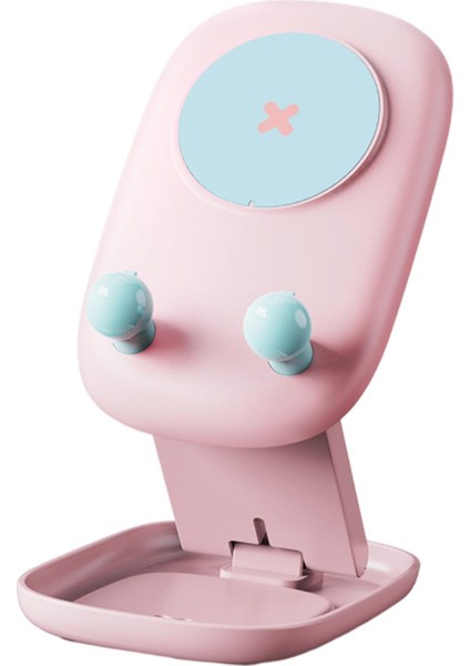 Katlanabilir Cep Telefonu Tutucu Evrensel Masaüstü Cradle Dock Tablet Pembe Standı (Yurt Dışından)