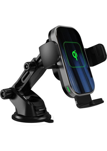 Pratik 15 W Kablosuz Araç Şarj Araba Montaj Telefonları Seyahat Telefon Tutucu (Yurt Dışından)