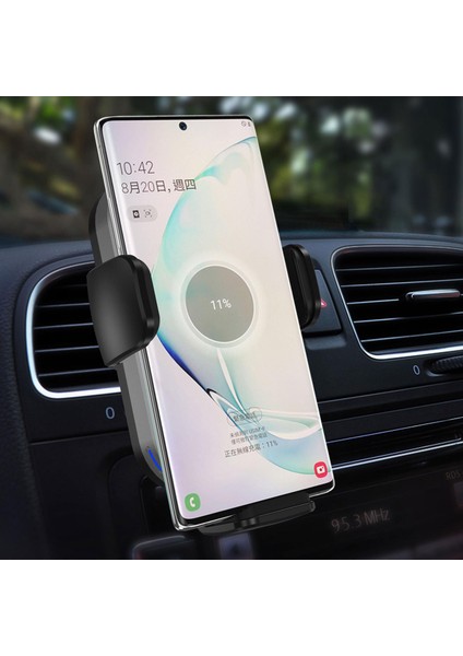Pratik 15 W Kablosuz Araç Şarj Araba Montaj Telefonları Seyahat Telefon Tutucu (Yurt Dışından) fırsatları