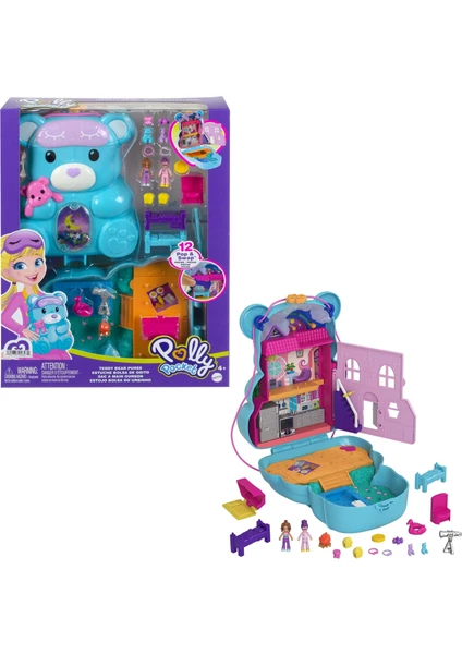 Polly Pocket Çanta Olabilen Micro Oyun Setleri Teddy Bear HGC39