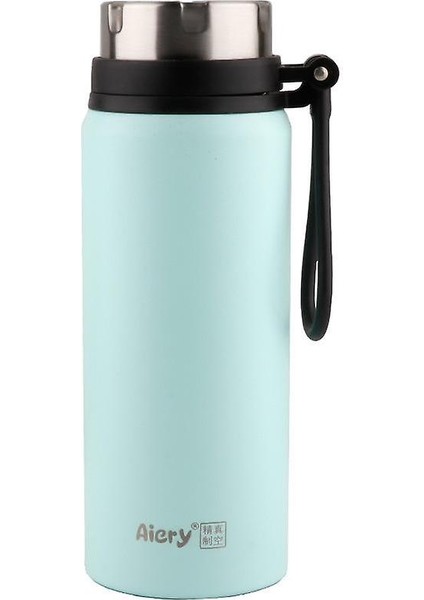 Spor Su Şişesi Paslanmaz Çelik Termos Kupası Ağız Şişesi Yalıtımlı Su Şişeleri (750ML) (Turuncu) (Yurt Dışından)
