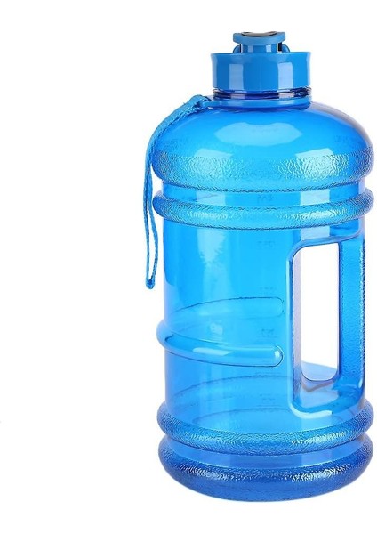 2.2l Büyük Kapasiteli Spor Su Şişesi Spor Salonu Içme Su Şişesi Kamp Kupası Taşınabilir Açık (Mavi) (Yurt Dışından)