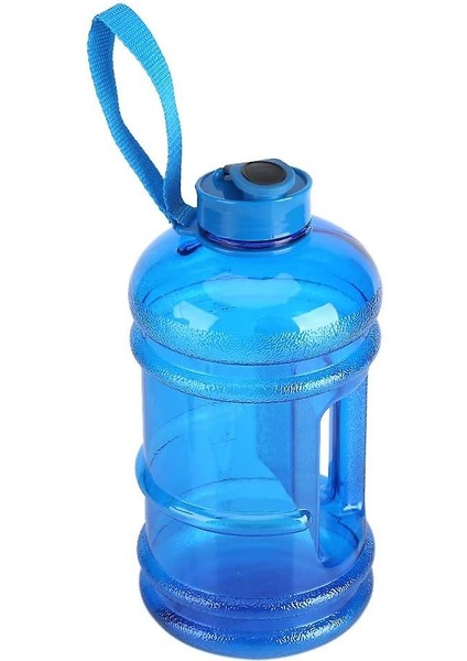 2.2l Büyük Kapasiteli Spor Su Şişesi Spor Salonu Içme Su Şişesi Kamp Kupası Taşınabilir Açık (Mavi) (Yurt Dışından)