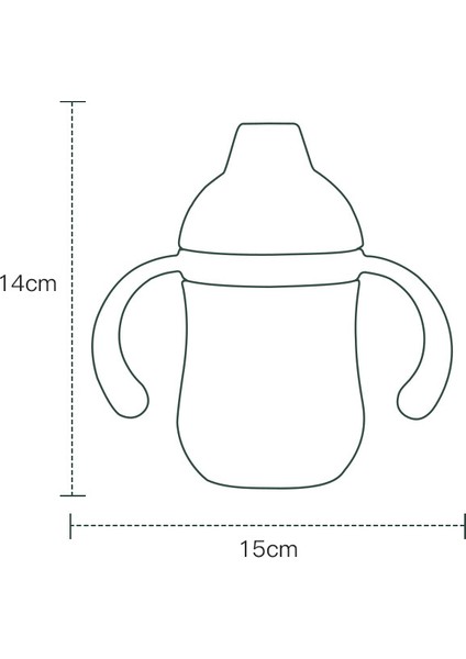 Bebek Sippy Kayışı Kupası Yerçekimi Topu Içecek Su Besleme Çocuklar Yenidoğan Sızdırmaz V Tipi Saman Tothoked Kolu Infantil Şişe | Kupalar (Pembe) (Yurt Dışından) fiyatları