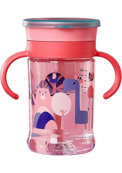 Bc Babycare 260 ml Bebek Bardak Döndürülebilir Sihirli Kupası Çocuk Sızdırmaz 360 ° Içme Su Şişesi Ergonomik Kolu Kupası Bpa Ücretsiz | Kupalar (Colo Gül) (Yurt Dışından)