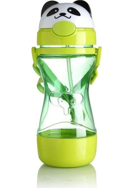 450 ml Bebek Çocuk Saman Fincan Içecek Su Kupası Kolu ile Sevimli Su Suyu Eğitim Şişesi Çocuk Bardak Çocuk Hediye | Kolu ile Kupası | Bebek Içme Kupası (Yeşil) ile Kupası (Yurt Dışından)