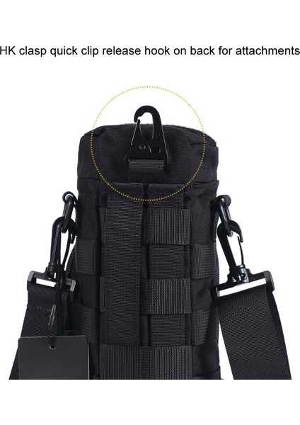Taktik Su Şişesi Kılıfı Spor Şişeleri Su Şişesi Tutucu Çanta Omuz Askısı ile | Askı Kayışı | Askı Tacticalstrap Omuz (Yurt Dışından)