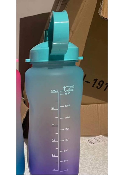 3.8 Liter Su Şişesi Bpa Ücretsiz Büyük Ilham Spor Su Şişesi Sızdırmaz Sızdırmaz | Spor Şişeleri (Yurt Dışından)