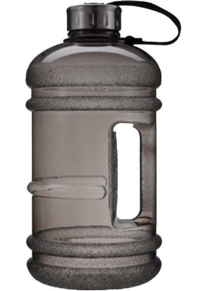 Petg2.2l Gym Taşınabilir Su Şişesi (Siyah) (Yurt Dışından)