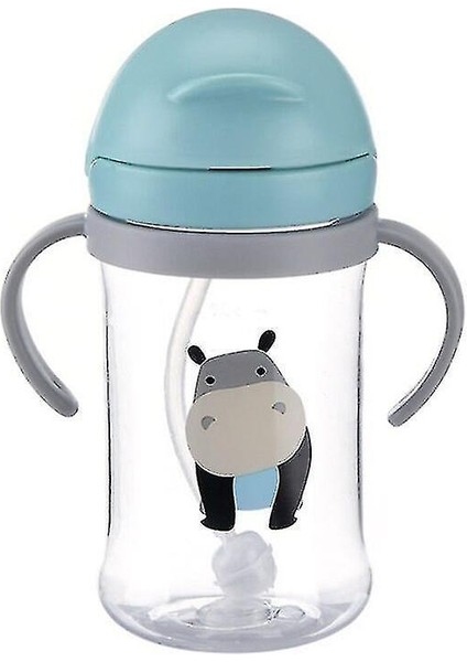 Sippy Cups 250/300 ml Içecek Kupası Çocuklar Karikatür Bebek Saman Kupası Bebek H Le Dayanıklı Düşen Su (Yurt Dışından)