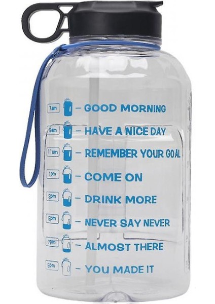 2.2l Spor Su Şişesi Motive Edici Zaman Işaretleyici (Şeffaf) (Yurt Dışından) modelleri