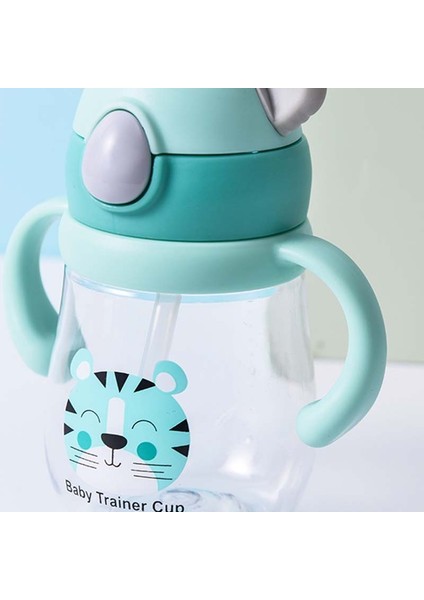 300ML Bebek Öğrenme Içme Kupası Mucize Eğitmen Bardakları Hiçbir Dökülme Eğitmen Bebek Bebek Için Iki Kollu Su Kupası | Bardaklar (Mavi) (Yurt Dışından) fırsatları