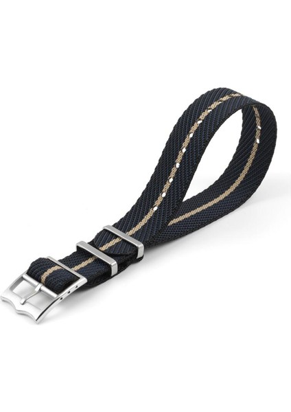 Üstün Kalite Herringbone Emniyet Kemeri Watch Band Naylon Nato Askısı James Bond Askeri Çizgili Yedek Izle Için | Bantlar Izle (Yurt Dışından)