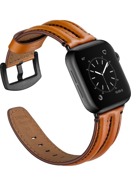 Hakiki Deri Kayış Apple Watch Uyumlu Band Keel El Yapımı Için IWatch Uyumlu Bilezik | Izle Bantları (Yurt Dışından)