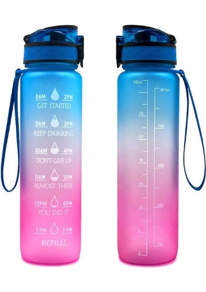 Degrade Buzlu Seyahat Kupası 1000ML Uzay Kupası Büyük Kapasiteli (Media) (Yurt Dışından) modelleri