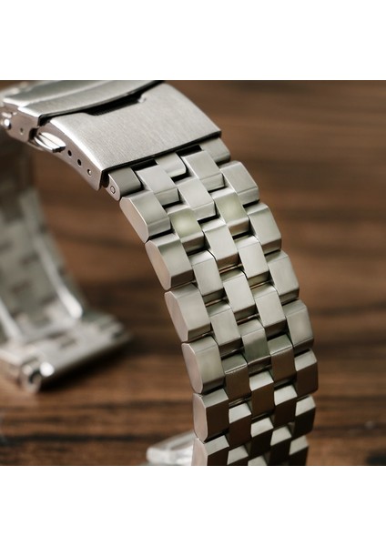 20MM Gümüş Paslanmaz Çelik Katı Bağlantı Watch Band Askı Katlanır Toka Güvenlik Erkekler ile Değiştirme Toka Kolye | Toka Magneticclasp Yüzükler (Yurt Dışından)
