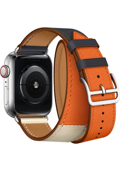 Deri Kayış Bilek Watch Band Çift Tur Izle Band | Bantları Izle (Yurt Dışından)