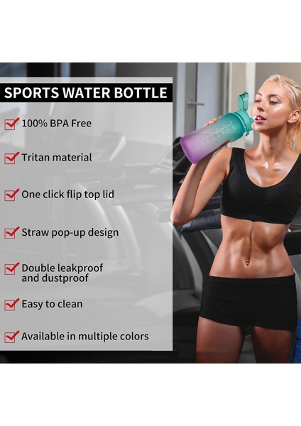 Saman ve Zaman Işaretleyici ile 2l Su Şişesi, Spor Motivasyonel Su Sürahisi (Beyaz) (Yurt Dışından) modelleri