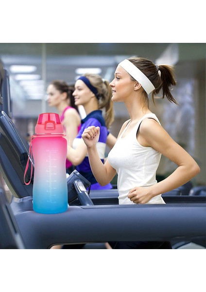 Saman ve Zaman Işaretleyici ile 2l Su Şişesi, Spor Motivasyonel Su Sürahisi (Beyaz) (Yurt Dışından) fırsatları