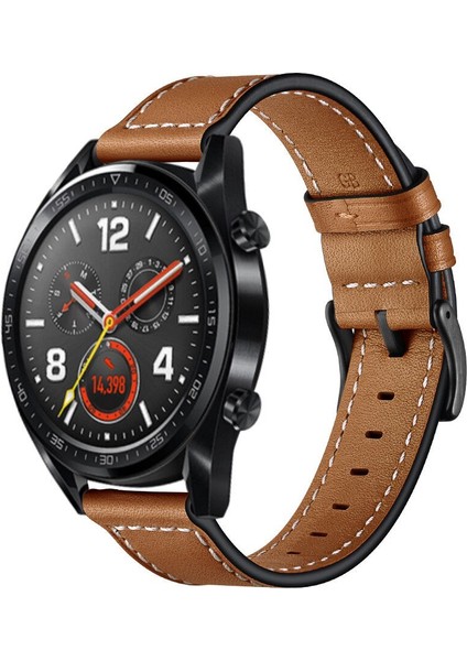 Kahverengi Deri Kayışı Için Huawei Izle 3 / Pro Gt 2 Samsung Galaxy Watmek Için Gt 2e Bant Erkekler / Kadınlar Bilezik Kemer | Watch Bands (Yurt Dışından)