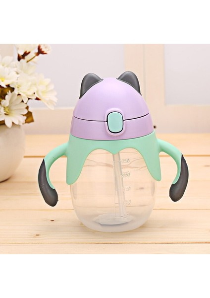Bebek Çocuk Güzel Kupası Toddler Bebek Karikatür Geyik Çocuklar Öğrenmek Öğrenmek Saplı Sippy Cup 1pc 2018 Yeni | Kupa (Mor) (Yurt Dışından) fiyatları