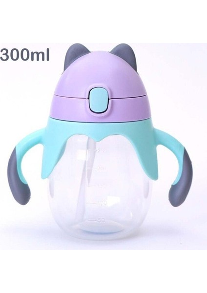 Bebek Çocuk Güzel Kupası Toddler Bebek Karikatür Geyik Çocuklar Öğrenmek Öğrenmek Saplı Sippy Cup 1pc 2018 Yeni | Kupa (Mor) (Yurt Dışından) modelleri