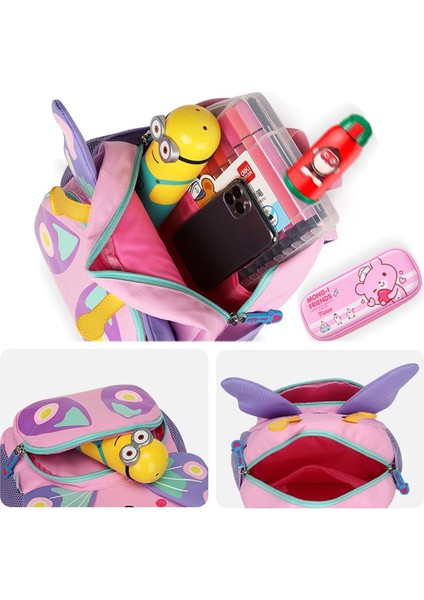Karikatür Hayvan Bebek Sırt Çantaları Anaokulu Schoolbag Çocuk Sırt Çantası Çocuk Okul Çantaları Kız Erkek Sırt Çantaları (Baykuş) (Yurt Dışından) fırsatları