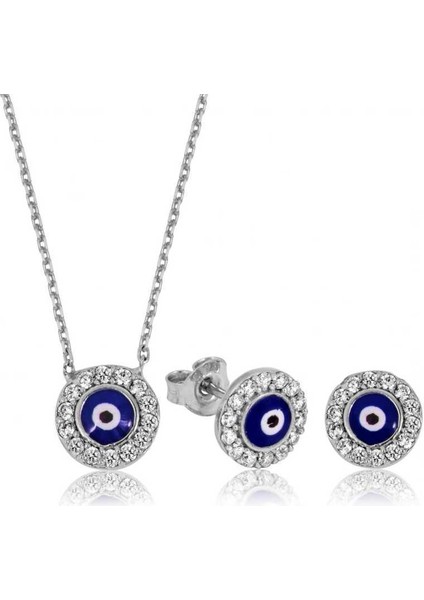 Gümüş Nazar Bayan Set