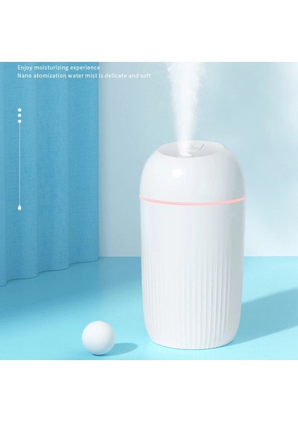 400ML USB Sessiz Hava Nemlendirici Nazik Gece Lambası Aroma Difüzör Sürekli / Aralıklı Sprey 8 12 Saat Için Çalışabilir | Nemlendiriciler (Yurt Dışından) modelleri