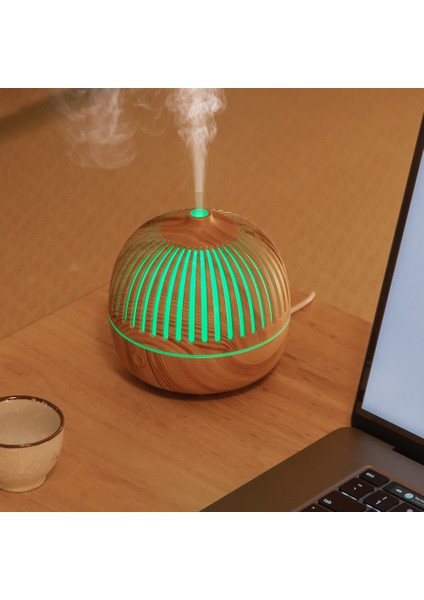 USB Sprey Aroma Difüzör Ultrason Şerit Gece Işık ile Ev Yatak Odası Ofis Elektrikli Masaüstü Aromaterapi Nemlendirici | Nemlendiriciler (Yurt Dışından) modelleri