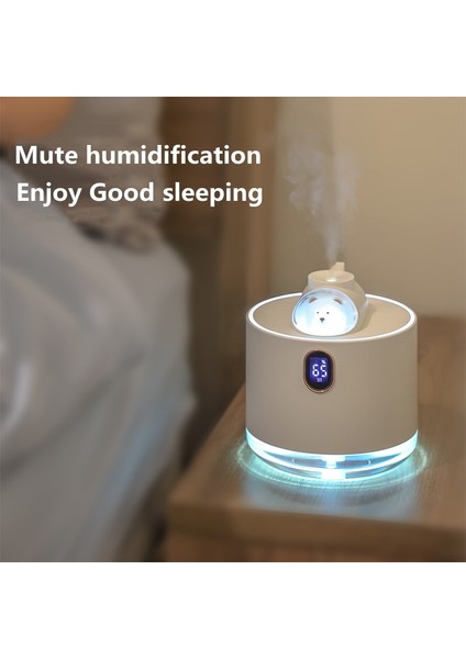 Sevimli Ayı Kablosuz Hava Nemlendirici USB Aromaterapi Difüzör LED Lamba ile 500 ml Taşınabilir Ultrasonik Mist Maker Su Araba Sisleyici | Nemlendiriciler (Yurt Dışından) fiyatları