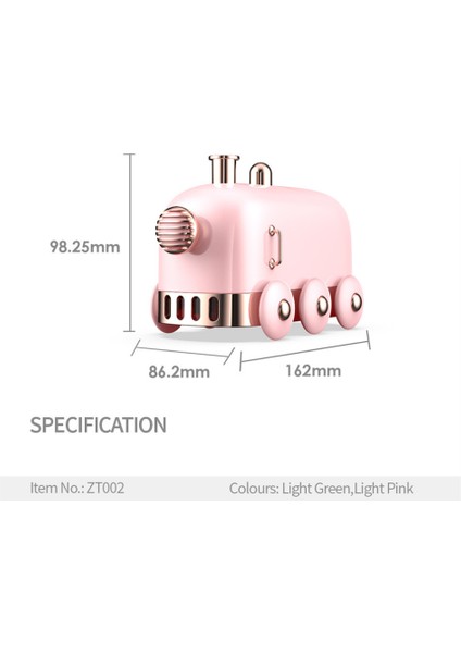 300 ml Ultrasonik Hava Nemlendirici Mini Tren USB Uçucu Yağ Difüzör Aroma Mist Maker Sisleyici Ev Için Taşınabilir Atomizer | Nemlendiriciler (Yurt Dışından)