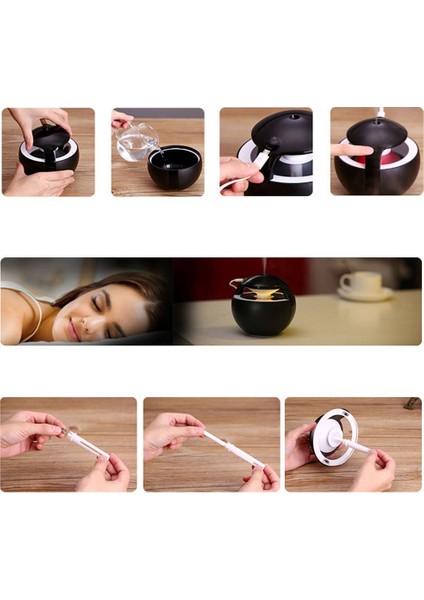 Aroma Lambası ile 450 ml Top Nemlendirici (Yurt Dışından) fırsatları