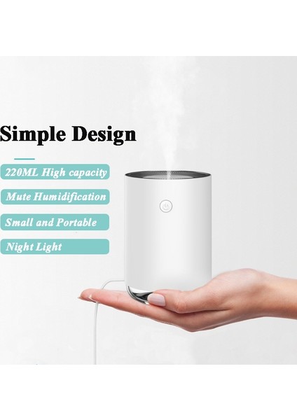 Yopin Için 120 ml USB Mini Hava Nemlendirici Ultrasonik Uçucu Yağ Aroma Difüzör Mute LED Işık Mist Maker Ev Için Oldukça | Nemlendiriciler (Yurt Dışından) fırsatları