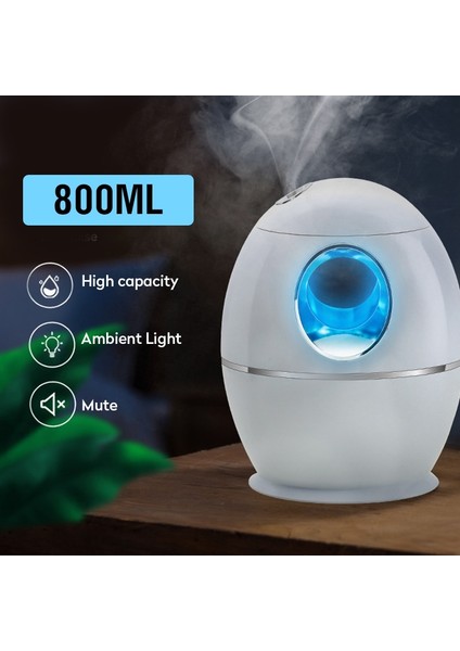 800 ml Hava Nemlendirici USB Ultrasonik Aroma Uçucu Yağ Difüzör Sisleyici Mist Maker Ev Ofis Araba Için LED Gece Işık ile | Nemlendiriciler (Yurt Dışından) fırsatları