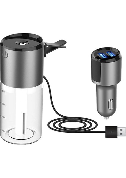 Çift USB Şarj Cihazı ile Araba Nemlendirici (Yurt Dışından)