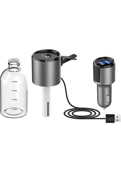 Çift USB Şarj Cihazı ile Araba Nemlendirici (Yurt Dışından)