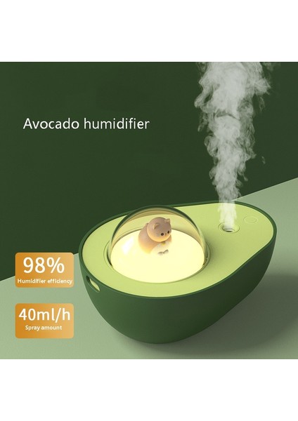 Taşınabilir Nemlendirici USB Kablosuz Avokado Aroma Difüzör 1200 Mah Pil Powered Hava Humidificador Ev Için Atmosfer Lambası ile | Nemlendiriciler (Yurt Dışından) modelleri