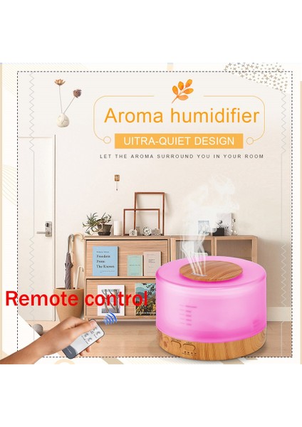 500ML Aromaterapi Difüzör Hava Nemlendirici LED Gece Işık ile Ev Odası Ultrasonik Serin Mist Aroma Uçucu Yağ Difüzör | Nemlendiriciler (Yurt Dışından) modelleri