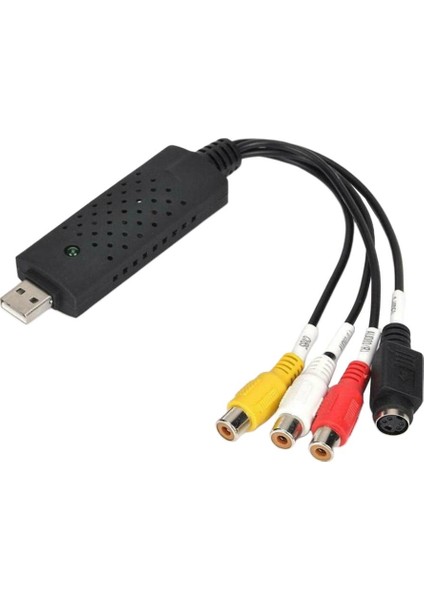 USB Vhs Bantlar Pc DVD Video Ses Dönüştürücü 3 Rca Hd Dvr Yakalama Kartı (Yurt Dışından)