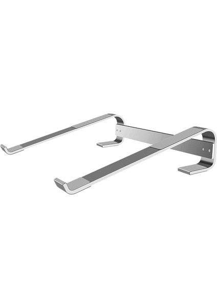 Laptop Standı Alüminyum Bilgisayar Yükseltici Dizüstü Bilgisayarlar Asansör 10-18 Inç Dizüstü Gümüş (Yurt Dışından)