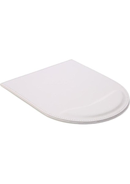 Masaüstü Mouse Pedleri Ile Bilek Destek Yastık Okul Ofis Gamer Fareler Mat White (Yurt Dışından)