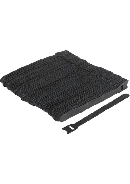 50X Uzatma Kablosu Tutucu Organizatör Kablo Bağları Sapanlar Kulaklık Kulaklıklar Için Siyah 12X150MM (Yurt Dışından)