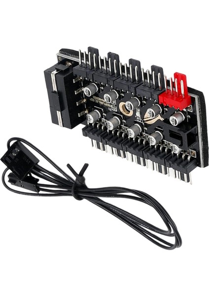 1 Ila 10 Pin 4 Pin Soğutucu Fan Hub Splitter Uzatma Soketi 4d Arayüzü (Yurt Dışından)